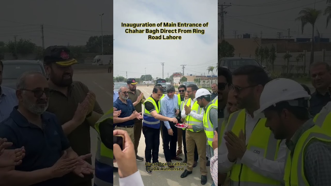 Main Entrance of Chahar Bagh Inaugurated by CEO RUDA | Chahar Bagh Direct Access from Ring Road
