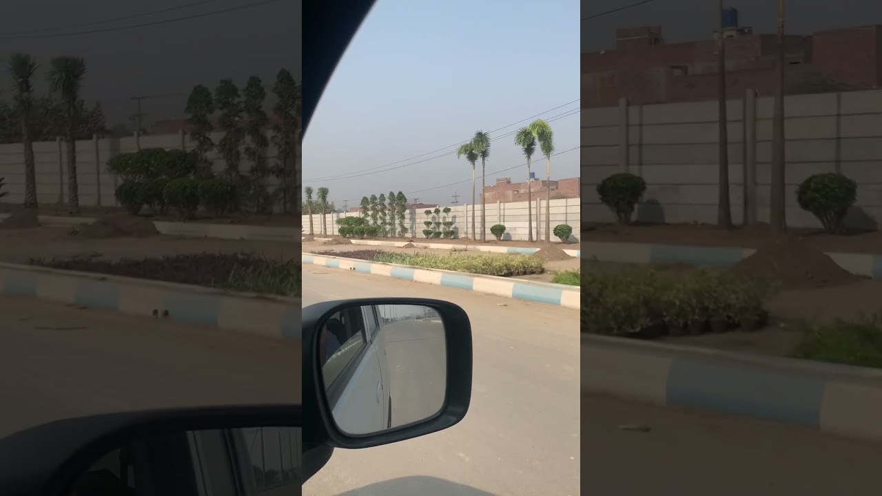 Fresh Greenery in chahar bagh. New plants are being added across the area,