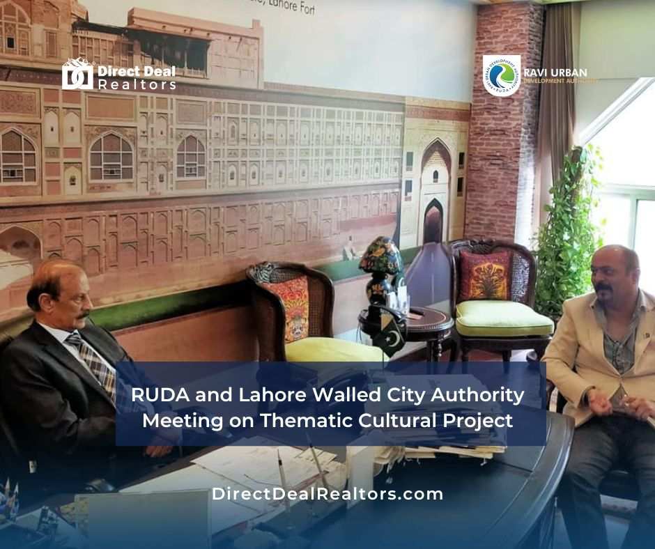 RUDA and Lahore Walled City Authority Meeting on Thematic Cultural Project