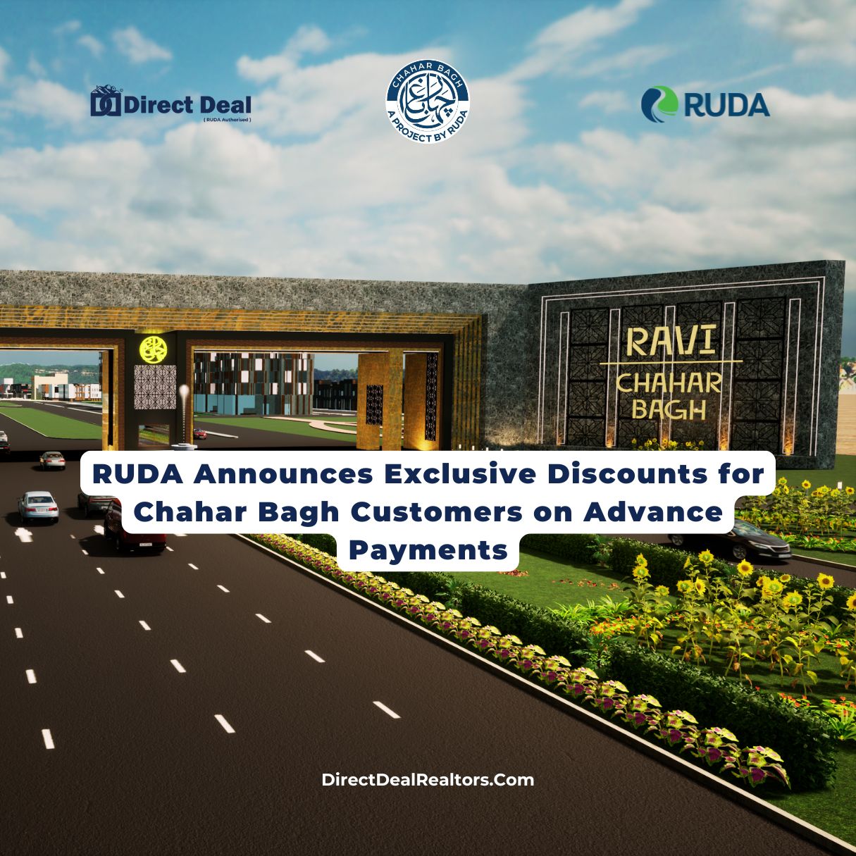 RUDA Chahar Bagh Discount on Installments