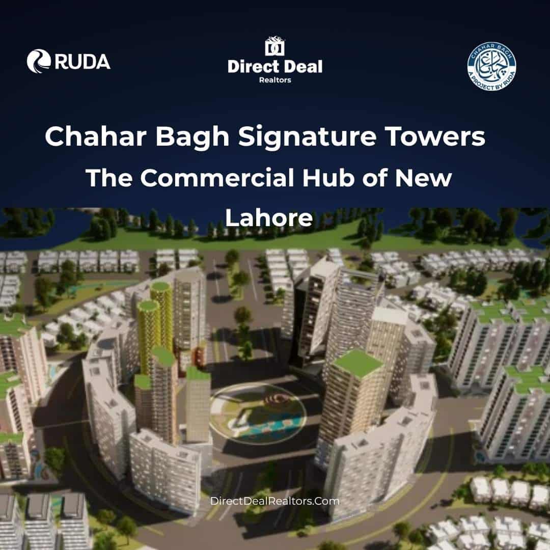 Chahar Bagh Commercial Hub of New Lahore.