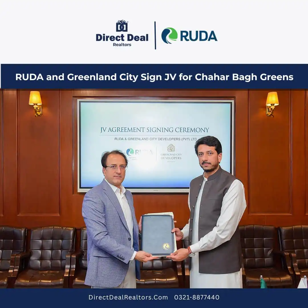 RUDA and Greenland City Developers JV Signing Ceremony for Chahar Bagh Greens Lahore